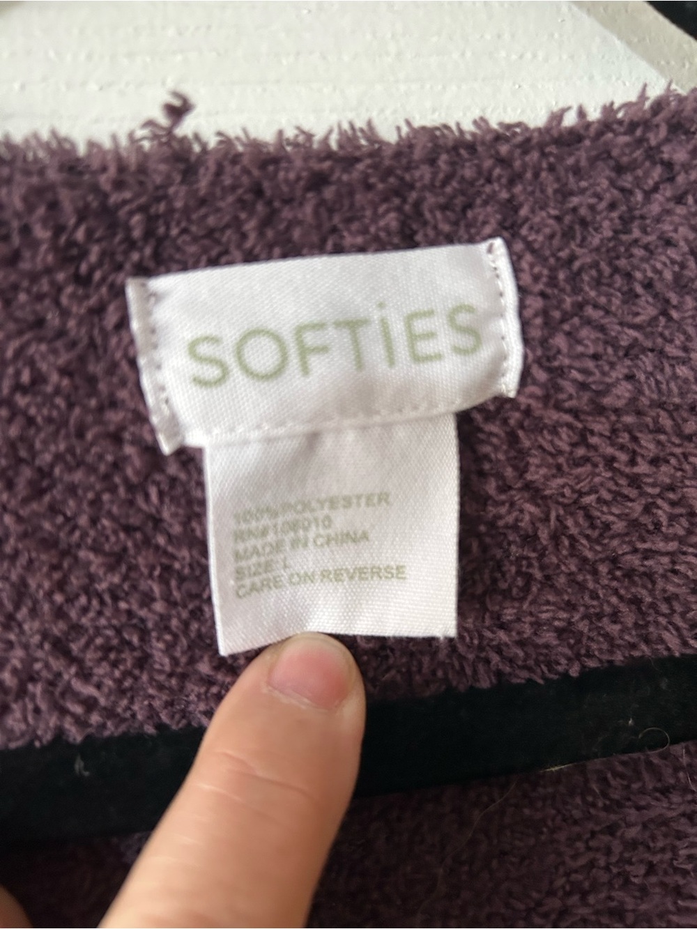 Softies Marshmallow Lounge Set in Deep Plum - Women’s L - Picture 3 of 6